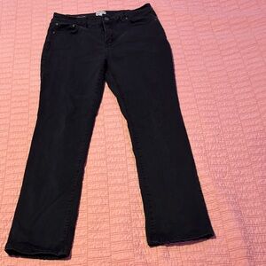 St. John's Bay Black Straight Leg Women's Jeans